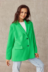 Long sleeves loose cut jacket