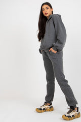 Long sleeves hooded sweatshirt and pants