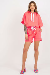 Tracksuit set consisting of a blouse and shorts