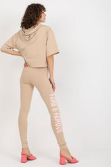 Short sleeves sweatshirt and leggings set