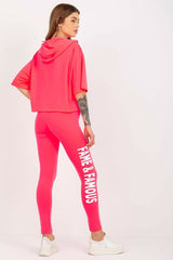 Short sleeves sweatshirt and leggings set