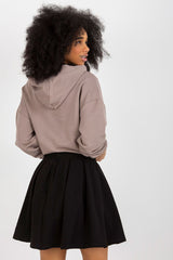 Long sleeves sweatshirt and skirt set