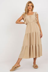 Long  sleeveless summer dress