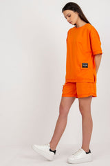 Cotton  short sleeves T-shirt and shorts set