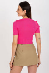 Mini skirt with a slightly flared cut