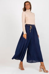 Women Viscose high-waisted pants