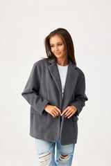 Long sleeves loose cut jacket