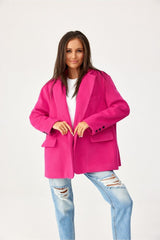 Long sleeves loose cut jacket