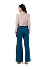 Women cotton knit fabric pants