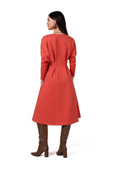 Long sleeves lovely day dress