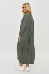 Long sleeves oversized loose cut daydress