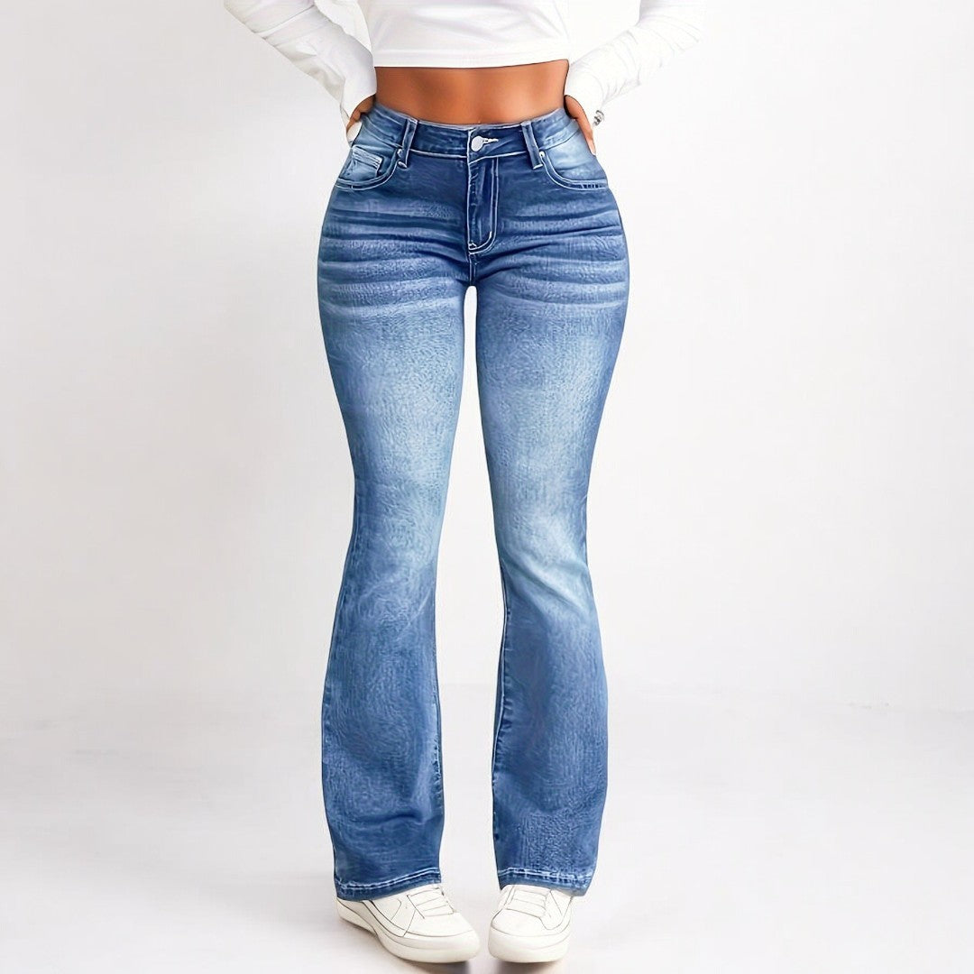 Printed Stretch Skinny Jeans