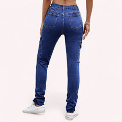 Women Stretch Tight Narrow Bottom Leg Jeans