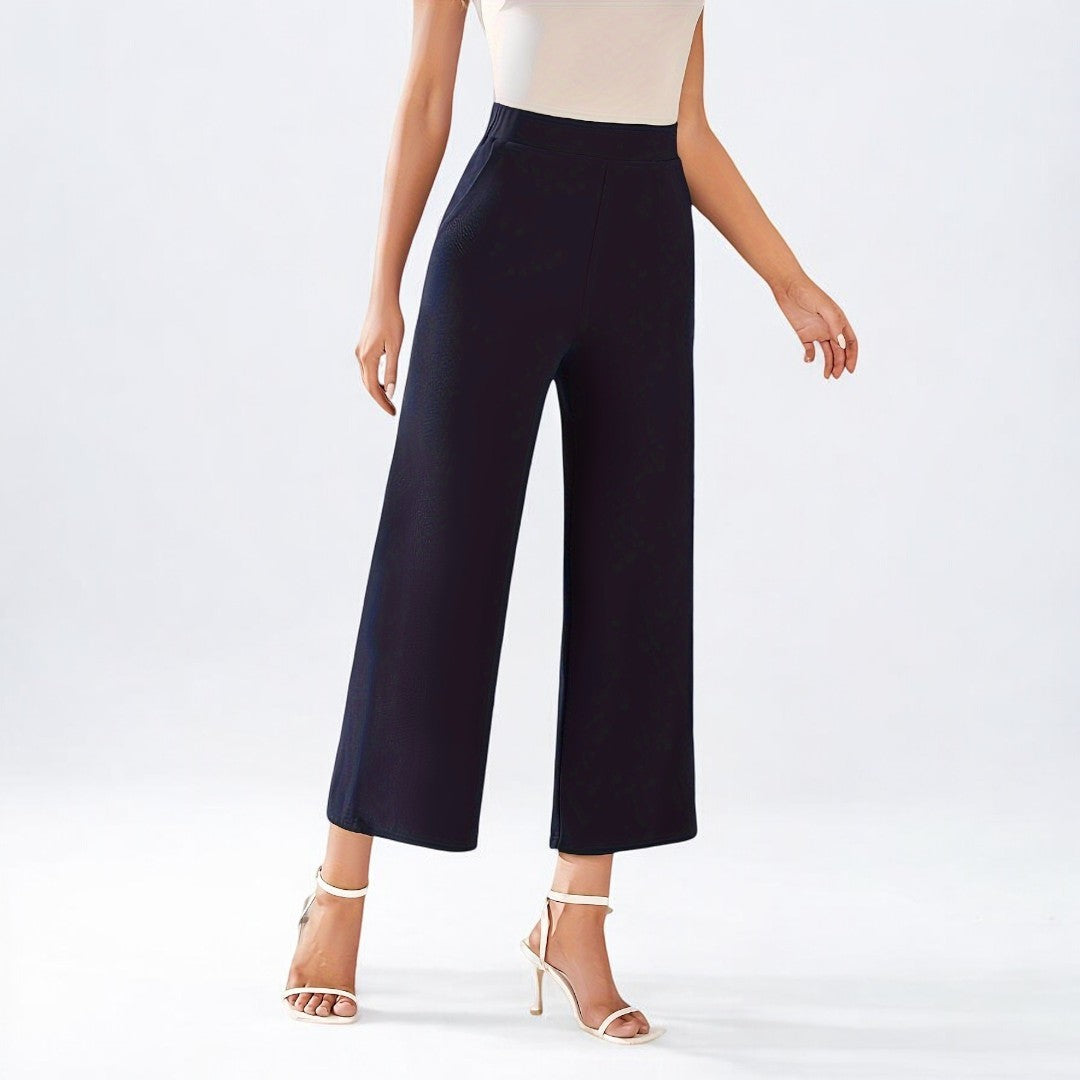 High Waist Wide Leg Straight Casual Pants