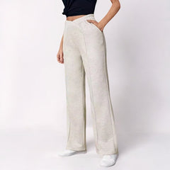 Straight Casual High Waist Wide Leg Pants