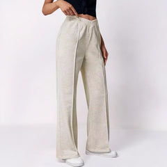 Straight Casual High Waist Wide Leg Pants