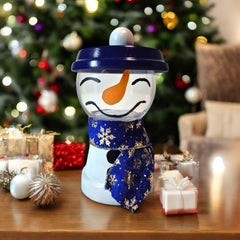 Handmade Snowman Treat Jar