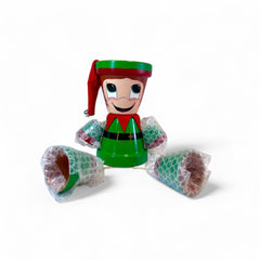 Handmade Christmas Elf Pot