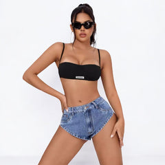 Women Sexy Mini Denim Mini Shorts