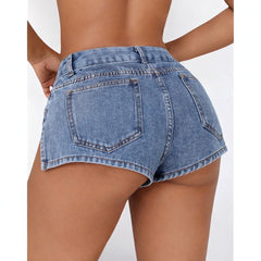 Women Sexy Mini Denim Mini Shorts