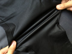 Low Waist Elastic Coating Poly Urethane Faux Leather Pants