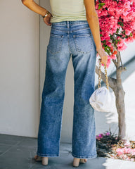 Washed High Waist Loose Wide Leg Jeans