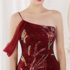 Elegant Beaded Sequined Fairy Party Evening Dress