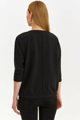 3/4 sleeves loose fit blouse