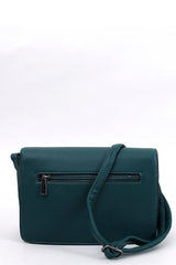 Green messenger bag with adjustable strap