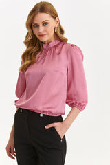 3/4-length buffet sleeves blouse