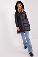 Quilted down insulated jacket
