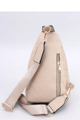 Rucksack beige backpack with adjustable strap