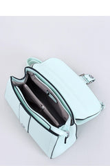 Everyday green handbag with a long adjustable strap