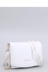 White messenger bag with long adjustable strap
