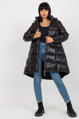Women's quilted coat with long sleeves